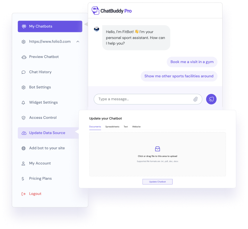  Launch your 
                custom AI Chatbot
                in minutes!